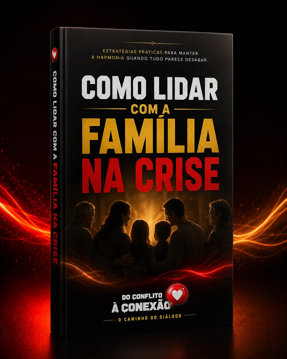 Mockup do e-book Como Lidar com a Família na Crise
